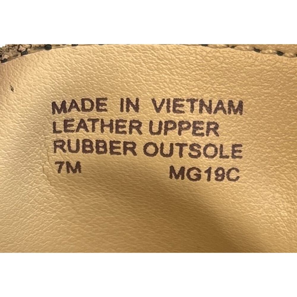 Michael Kors MK black leather slip-on flat loafer shoes, size 7M - Picture 6 of 8